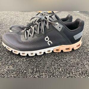 On Running woman’s Gray and Tan Athletic Shoes